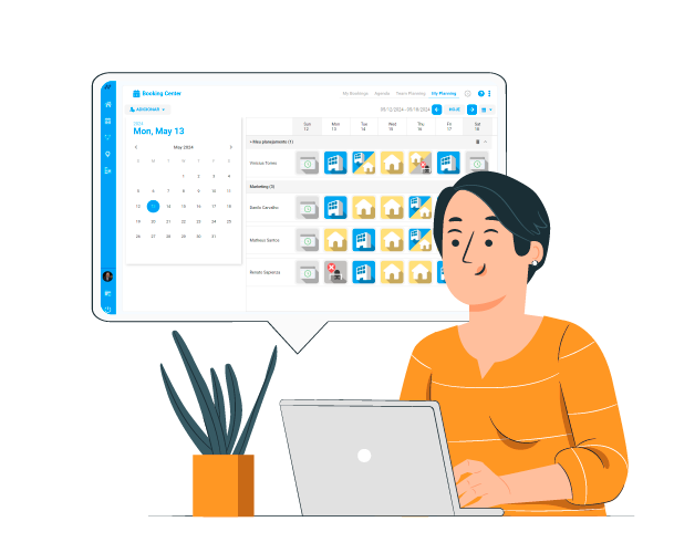 Workplanning sistema de gestão de escalas hibridas para trabalho hibrido.